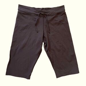 Prana Bliss Knicker Crop Pant Bermuda Hiking Outdoor QuickDry Brown Drawstring